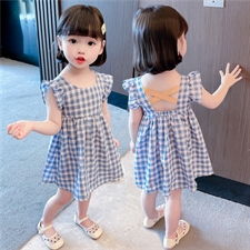 正新服飾 zhxfus529藍格小飛袖連衣裙商品批發(fā)價與銷量數據 貨捕頭